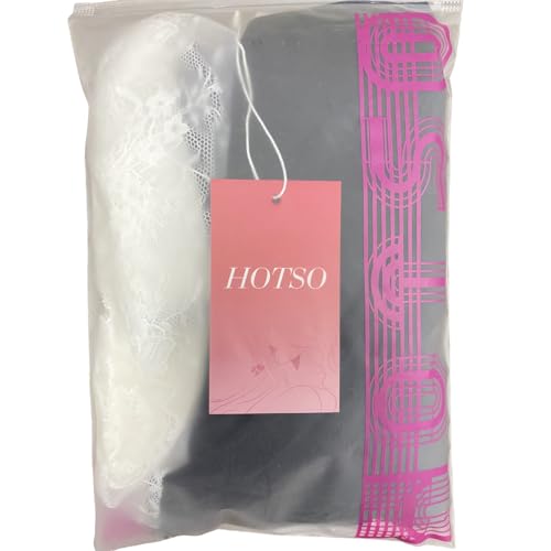 HOTSO Frauen Sexy Dessous Maid, Cosplay Kostüm Schürze Uniform Outfits Dienstmädchen Kostüm für Erwachsene French Maid Outfit Französisch Valentinstag Flitterwochen Hochzeitsnacht (Style C)