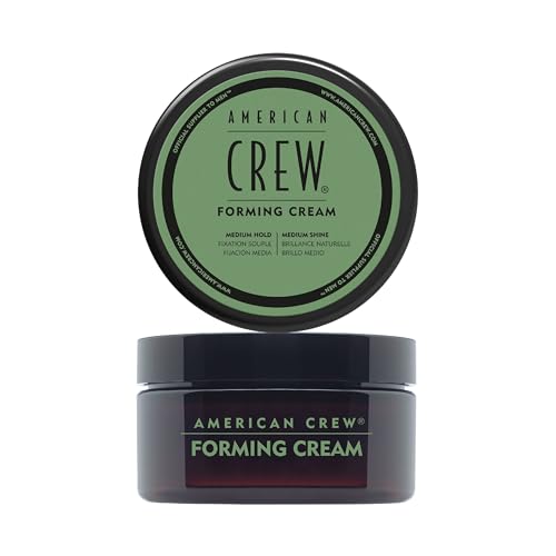 American Crew Forming Cream, Cera Capelli Uomo, Tenuta & Lucentezza Medie, Ammorbidisce & Definisce i Capelli da Mossi a Ricci, 85g