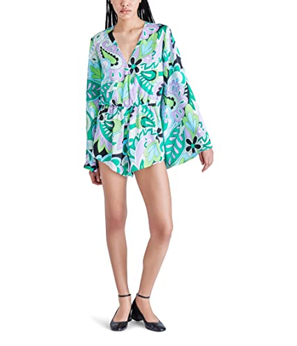 Romper Steve Madden Farrah mono corto casual de algodón transpirable mujer