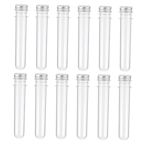 SOLUSTRE Bath Salt Holders Portable Candy Bottles Plastic Storage Tubes Candy Jars Storage Vials