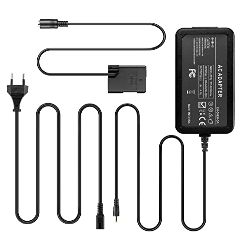 EH 5/EH 5A Kit de Adaptador de alimentación de CA EN EL14 Batería ficticia para cámaras Nikon D3100 D3200 D3300 D3400 D5100 D5200 D5300 D5500 Coolpix P7000 P7100 P7700 P7800