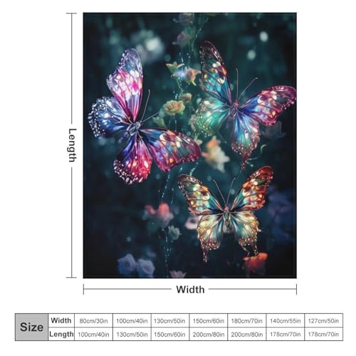 Couverture de canapé papillon impression 3D pour des moments cocooning