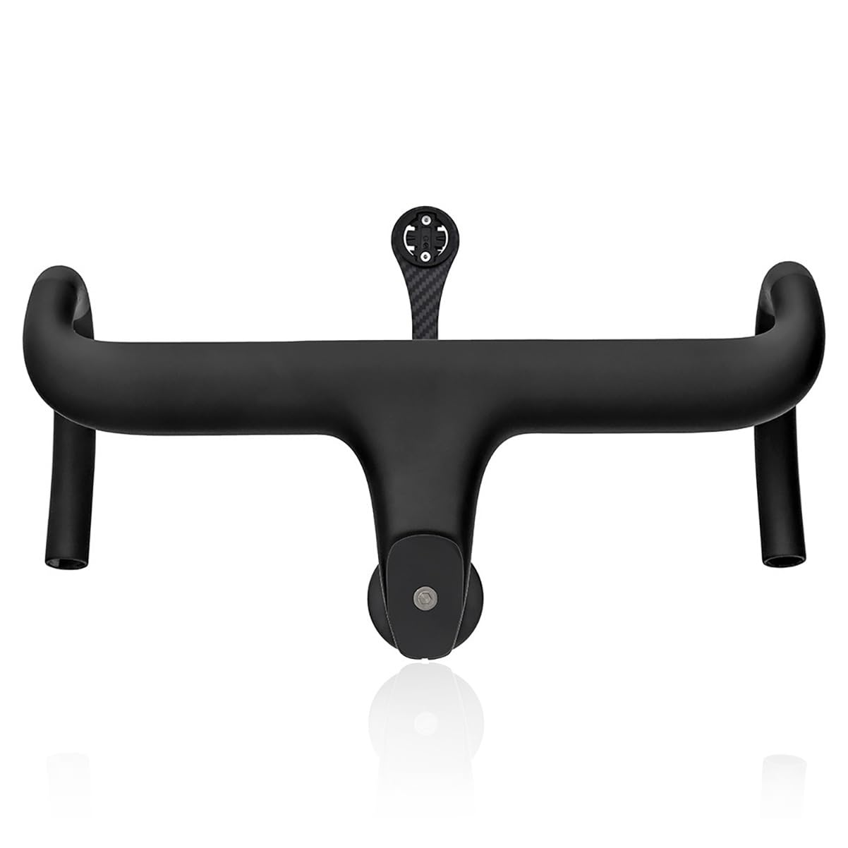 Manubrio per Bici da Strada 28,6mm*360/380/400/420mm Fibra di Carbonio Manubrios da Corsa Integrato Lunghezza Attacco Manubrio 80/90/100/110mm Lunghezza 80mm Curvatura 125mm