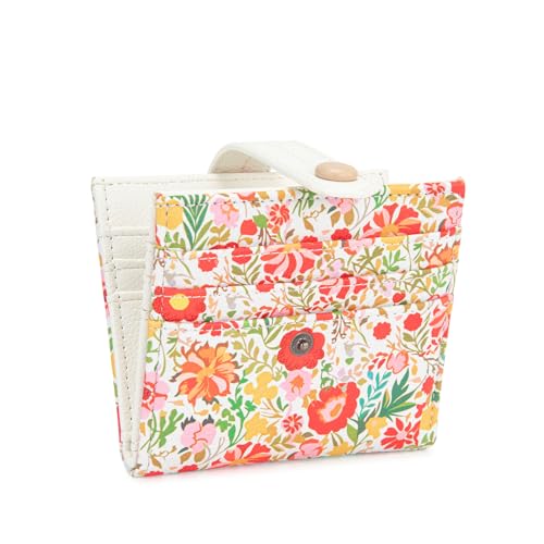 Image of Montana West X Wrangler Small Wallets for Women Flower Bifold Card Wallet With RFID Lining and Zipper Coin Pocket