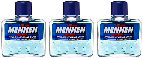 Lotion après-Rasage MENNEN stoppe le feu du rasoir et répare la peau sèche lot de 3 x 125 ml