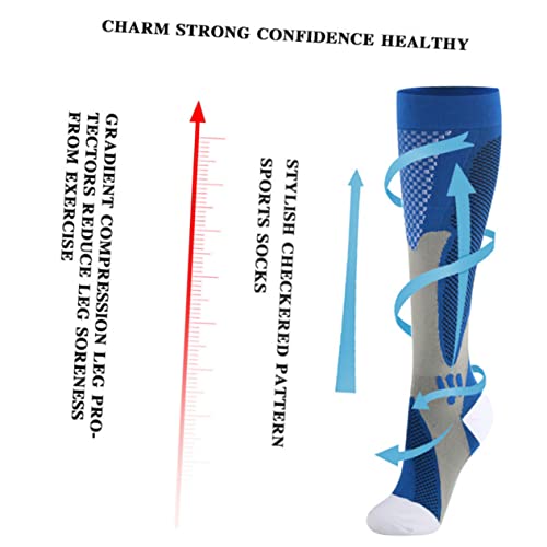 3 Pairs Athletic Sports Socks Compression Stockings Compression Socks Medical Stockings Socks Riding4