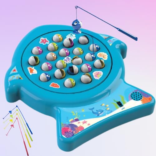 ToyMagic Musical Board Fish Game with Rotating Pond,21 Fishes & 4 Fishing Poles|Sound Toy for Kids 4+Yrs|Indoor Musical Toy|Skill Development|Birthday Return Gifts for Kids|Made in India,Multi (B0BZJGQBQF) Amazon Price History, Amazon Price Tracker