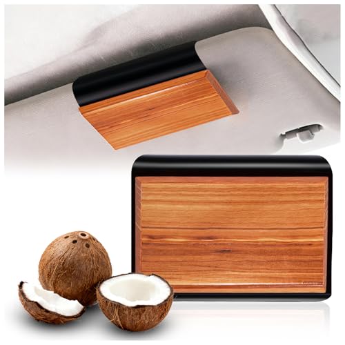 Wood Car Freshener with Magnetic Design