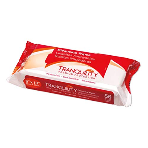 Tranquility Personal Cleansing Washcloths with Aloe - 1/Case of 12