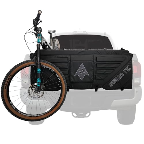 Send It. High Roller Tailgate Bike Pad V2 - Truck Accessories for Mountain Bikers, BMX Bikes, Ebikes...