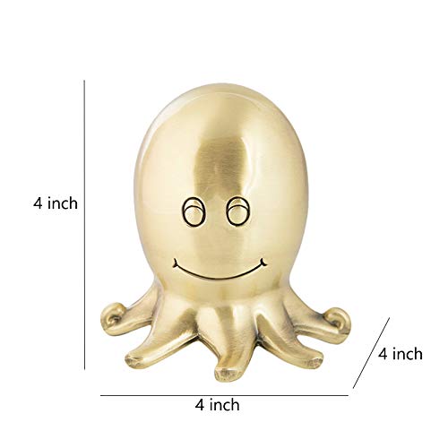 Sizikato Zinc Alloy Smile Octopus Piggy Bank for Boys