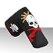 Craftsman Golf King Skull Headcover Putter Cover for Scotty Cameron Taylormade Odyssey Blade (Black)