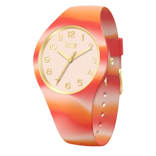 Ice-Watch - ICE tie and dye Sunrise - Rosa Damenuhr mit Plastikarmband - 022600 (Small)