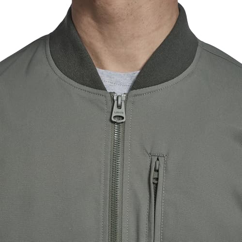 Image of Levi's Men's Rib Knit Bomber with Chest Zip Pocket