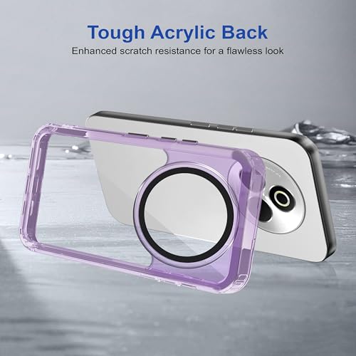 Image of Zapcase Back Case Cover for Realme P3 Pro 5G | Compatible for Realme P3 Pro 5G Back Cover | Case Cover with Camera Protection | (TPU + PC | Translucent Purple)