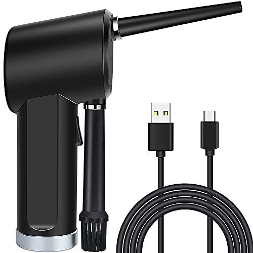 Cordless Air Duster, Air Keyboard Cleaner, Compressed Air Can Duster, Spray Canned Air Duster for Computers, Rechargeable Blower for Keyboard Cleaning, 6000mAh