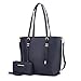 MKF Collection Tote Bag & Wallet for Women, Vegan Leather Handbag Set-Top- Handle Purse