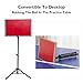 DonHeK Portable Table Tennis Rebound,Pingpong Return Board Self Training Equipment,Stand is Height Adjustable for Home Gym Community Game Rooms