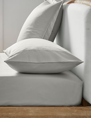 Drap-housse argenté Ted Baker SK/S en coton de qualité