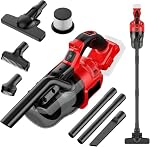 Cordless Vacuum Cleaner for Milwaukee 18V Battery, Handheld Vacuum Cleaner for Home Car Hardwood Floor Carpet, Stick Vacuum Cleaner with Washable HEPA Filter(No Battery)