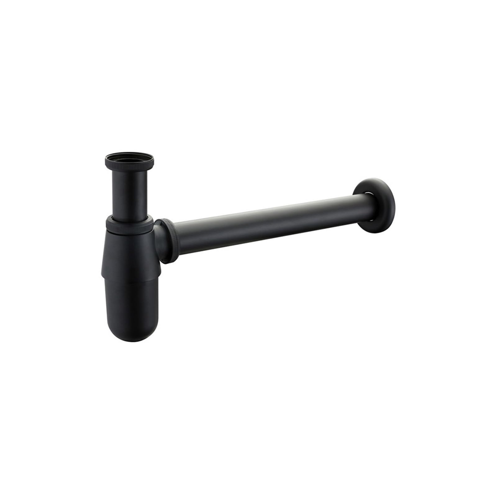 RAHBI Luksusowy syfon typu P-Trap w starym stylu z litego mosiądzu, syfon ścienny z rurką hydrauliczną z umywalką leisurely (Color : Brushed Bronze)