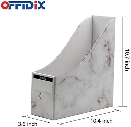 OFFIDIX Office 5 Levels Kraft Paper Desktop Storage Box A4 Document Holder Drawer Paper Organizer for Home Office DIY Paper Container Student File Storage Box Drawer Storage Cabinet (White)