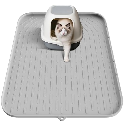 Pawinner 猫砂マット 猫用トイレシート 86x56cm 猫砂取りマット