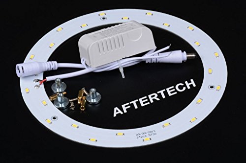 Aftertech® LED CIRCOLARE 12W 220V DIAMETRO 190mm ROTONDO BIANCO CALDO NEON T9 G10Q 2GX13 F6A1