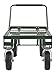 Sandusky FW4824 Heavy Duty Steel 4 Wheel Flat Wagon with Pull Handle, 750 lbs Capacity, 48