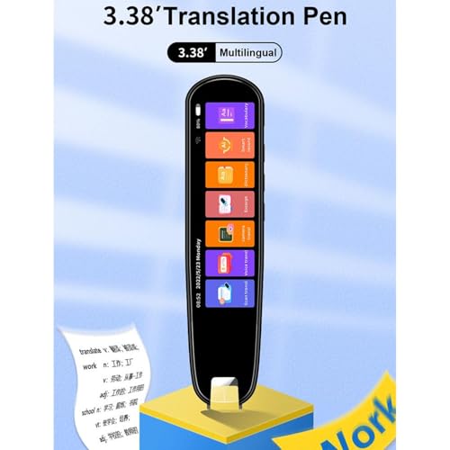 Translation-Scanning-Pen-OCR-Reading-Pen-134-Languages-Voice-Translator-Device-Text-to-Speech-Device-Smart-Scanner-Translator-for-Language-Learners-Business-Travel-White