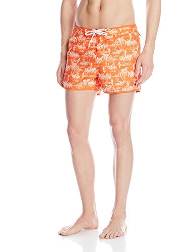 Original Penguin Men's Hawaiian-Print Swim Trunk