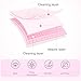 BLUERISE Lint Free Nail Wipes Pink 1200pcs Nail Polish Remover Pads Soft Absorbable Eyelash Extension Glue Cleaning Wipes