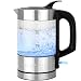 ProfiCook Wasserkocher Edelstahl beleuchtet, 0,5 Liter Mini...