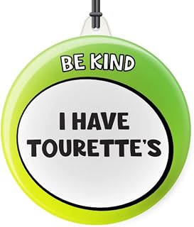 Be Kind I Have Tourette's - Disability Awareness - ID Card Pendant With Lanyard