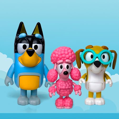 Toysvill 12PCS Inspired by Bluey Dogs Figures Toys Playset, Wolves-Action Figures Family and Friends Set