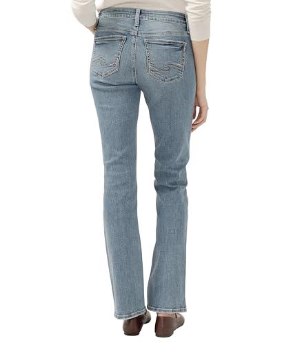 Image of Silver Jeans Co. Women's Elyse Mid Rise Comfort Fit Slim Bootcut Jeans