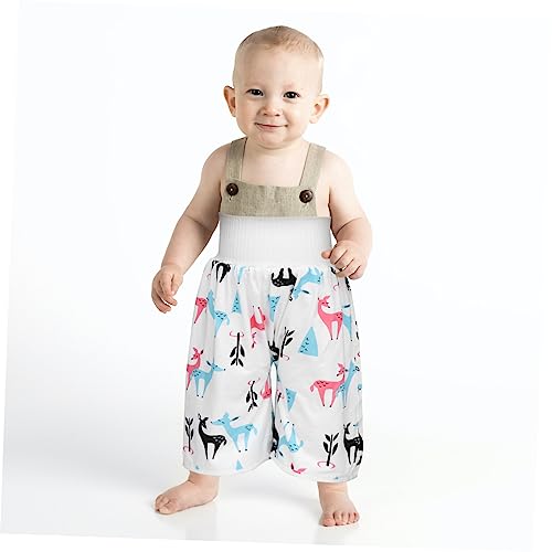 Abaodam 2 Peças Fraldas calças de treino para bebês cueca bebê algodão tapete para bebe tapete para