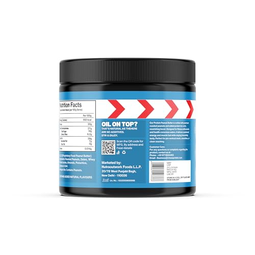 Image of Chase High Protein Peanut Butter Creamy 400g | With Isolate Whey & 120g Protein in Jar | 12g Per Serve | Malai kulfi Flavour With Chunks | Tasty & Healthy Nut Butter Spread for Breakfast, Fitness, Gym