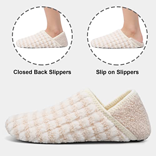 Image of Fires Womens Mens Slippers with Rubber Sole Soft-Lightweight House Slipper Socks Around House Shoes Non Slip Indoor /Outdoor