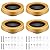 Marsui 60 Pcs Toilet Wax Ring Kit Include Retainer Washers and Thick Flange Closet Bolts Bolt Cap Fits 3" and 4" Waste Lines for Toilet Gas Odor Watertight Sealing(Regular Version,1 Inch)