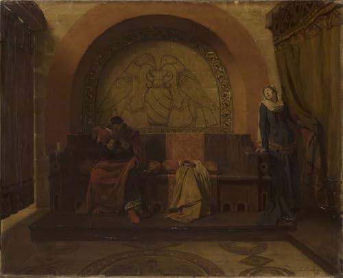 Peinture d'Art d'Affiche Robert et Bertha Grand Format 60x90cm