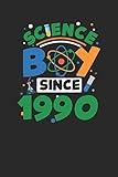  Science Boy Since 1990: Graph Paper Notebook – Scientist , Student And Teacher Gift Idea
