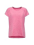 Camiseta de microfibra reciclada con comodidad elástica, sostenible, cuello redondo, equipamiento: ligero, transpirable y de secado rápido