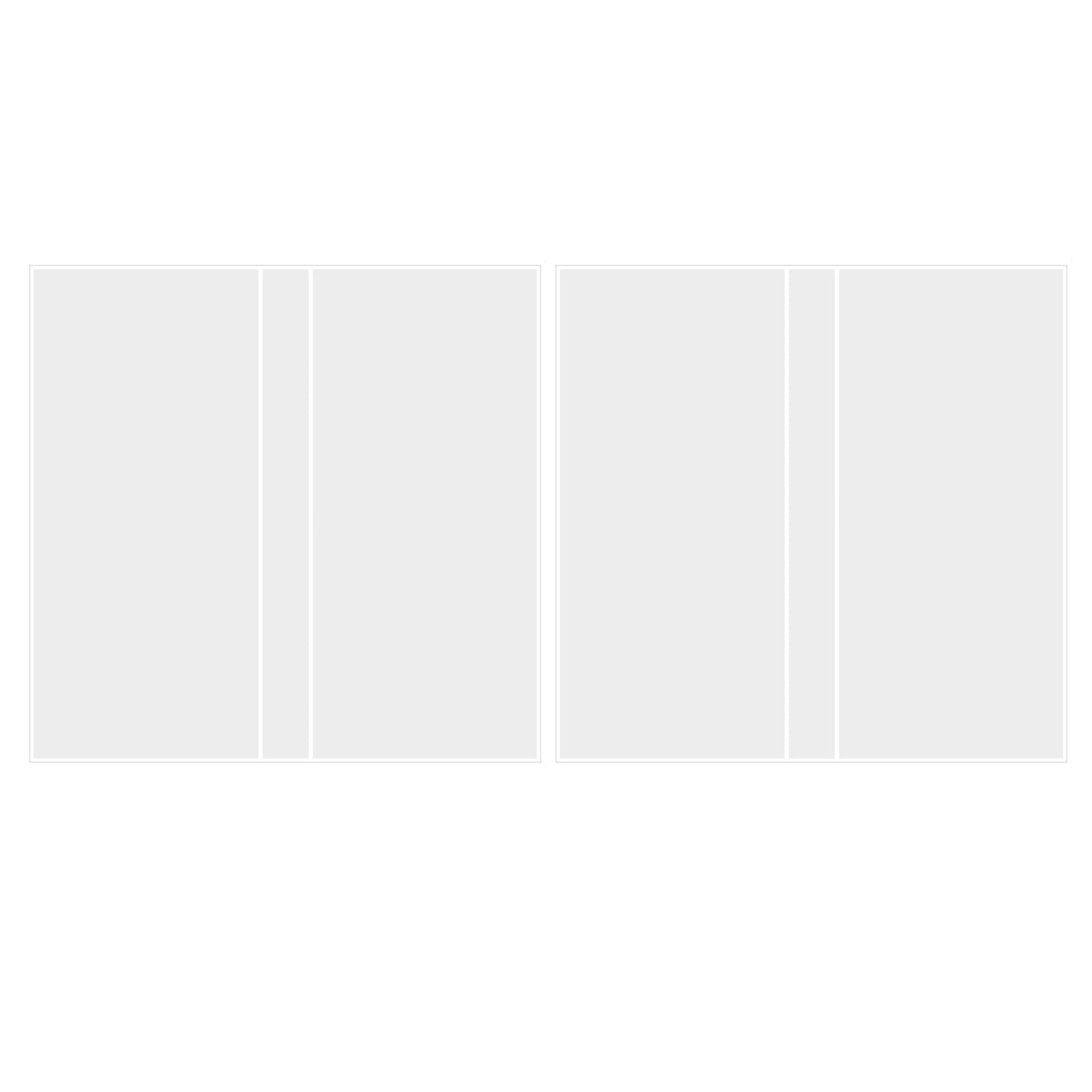 Mekalero Of 2 Oversized PEVA Wardrobes Protectors for on Dresses and Suits Clear Garment Cover
