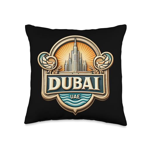 Dubai UAE Souvenirs Lover Throw Pillow