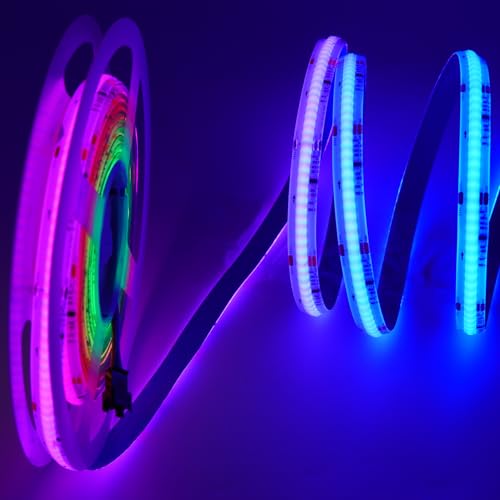 Tira LED RGB IC Smart COB direccionable 24V 720 LEDs/m miniatura 3