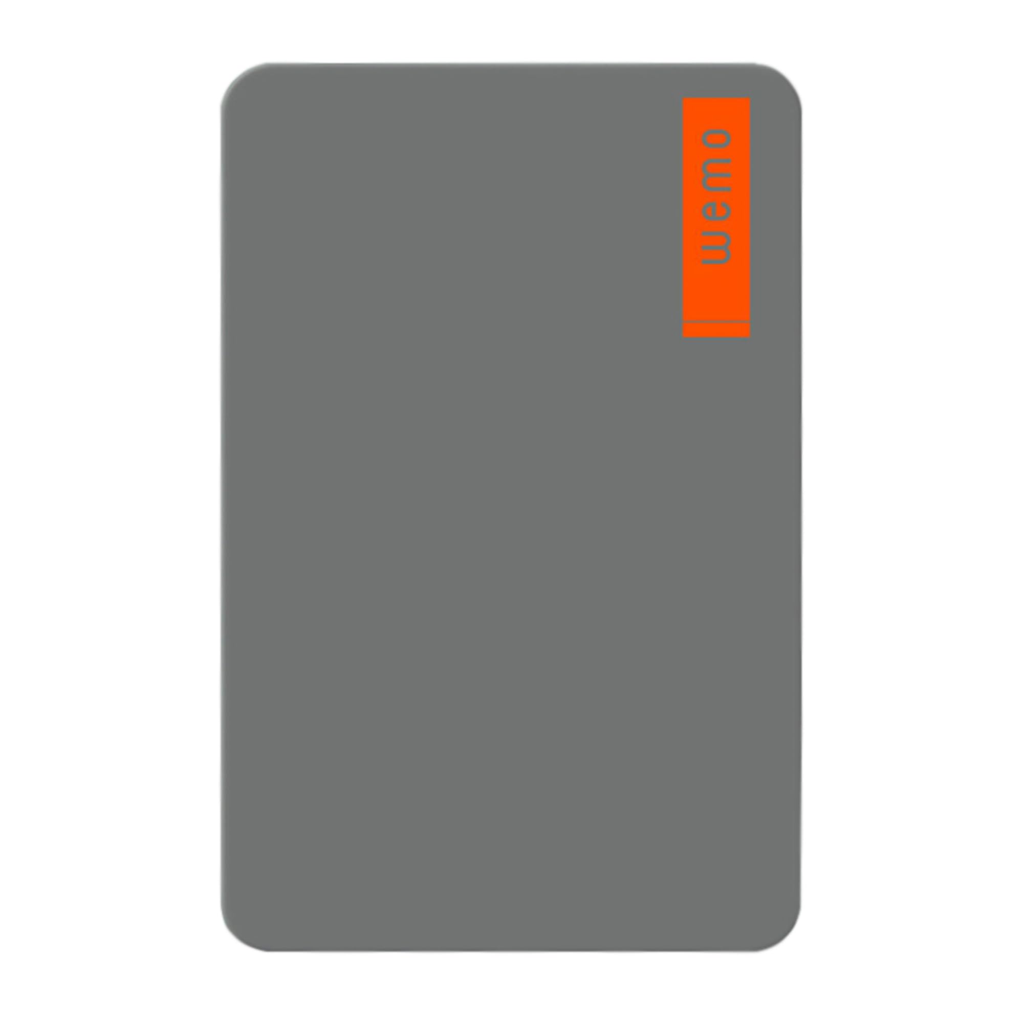Bloc de notas de silicona reutilizable grande IPPINKA borrable impermeable gris 6