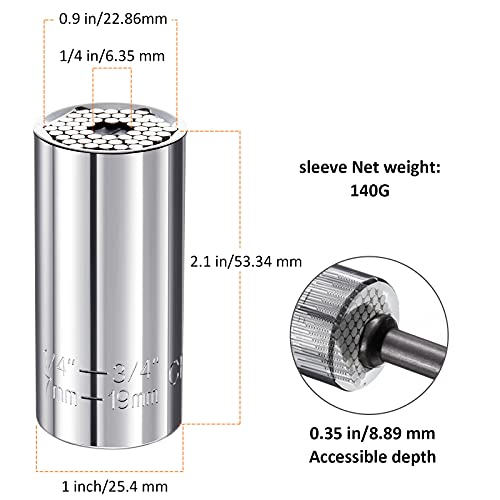 22 Flexible Drill Extension Hex Shank Drill Bit Kit Rotatable Joint Socket 1/4 3/8 1/2 Inch Hex Socket Adapter Socket Bendable Drill Bit Extension Screwdriver 105 Degree Angle Drill Bit Extension #TOP3