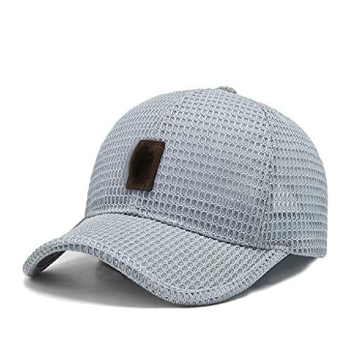 Casquette de baseball en maille respirante à rabat solaire pour le sport