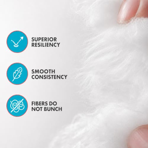 Image of Fairfield The Original Poly-Fil, Premium Polyester Fiber Fill, Soft Pillow Filler, Stuffing for Stuffed Animals, Toys, Cloud Decorations, and More, Machine-Washable, 12 lb Box